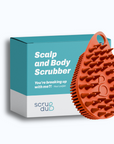 Scalp and Body Scrubber - Sedona Red is the perfect solution for your scrub-dub™ skincare needs. Made with high-quality materials, this orange body scrubber will effectively exfoliate and